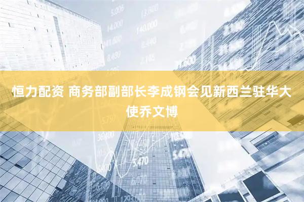 恒力配资 商务部副部长李成钢会见新西兰驻华大使乔文博